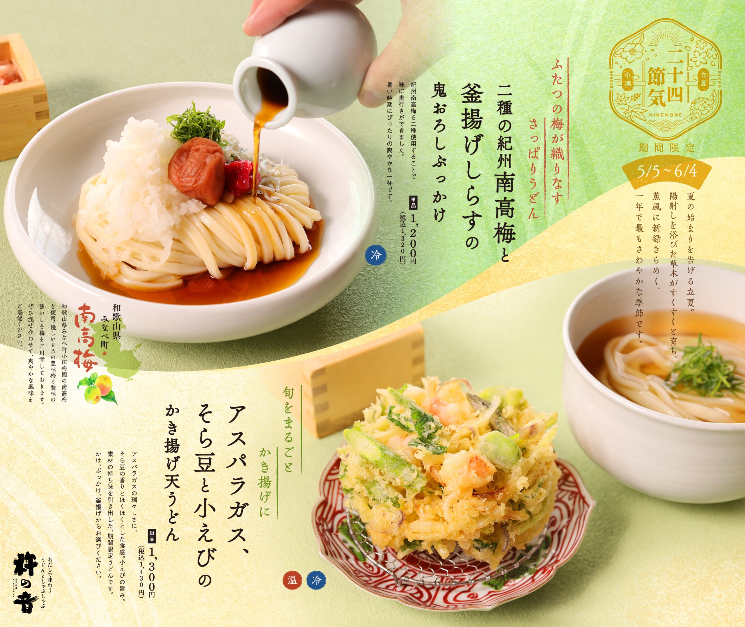 杵の音　2025年5月のうどん